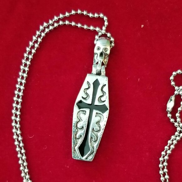 NWOT coffin necklace - Picture 1 of 10
